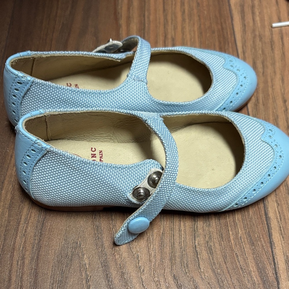 Charming Blue Kids Mary Jane Dress Shoes